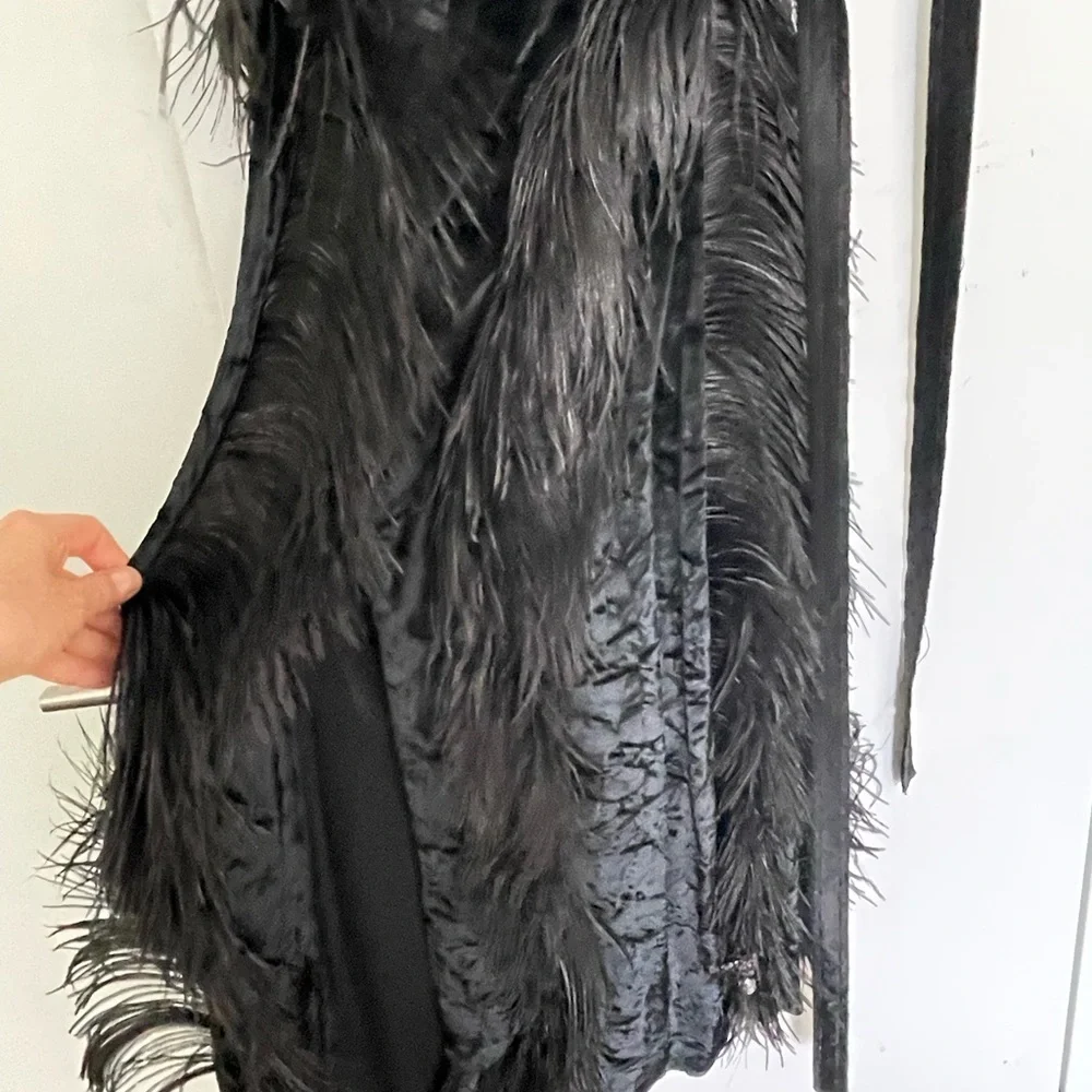 Sonia Rykiel Runway Black Evening Dress gown 34 - Picture 10 of 12